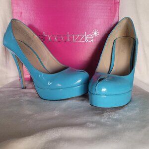 Shoe Dazzle, size 9.5, teal